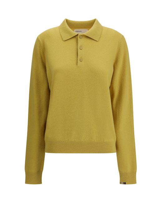 Extreme Cashmere Yellow Cashmere Jumper N°223 (Capra Hircus)