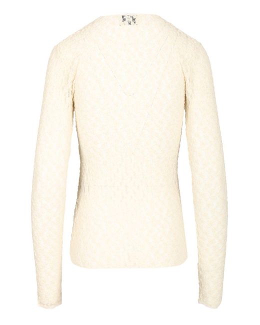 Isabel Marant White Gaelle Long-Sleeved Top