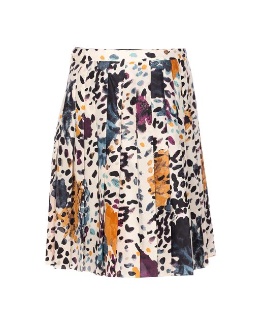 Fendi White Skirts Silk
