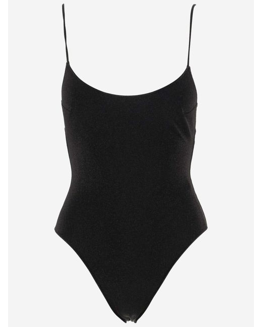 Mc2 Saint Barth Black One Piece Swimsuit | Lyst