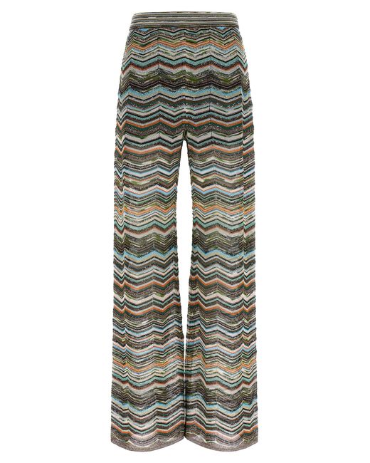 Missoni Gray Viscose Flared Pants