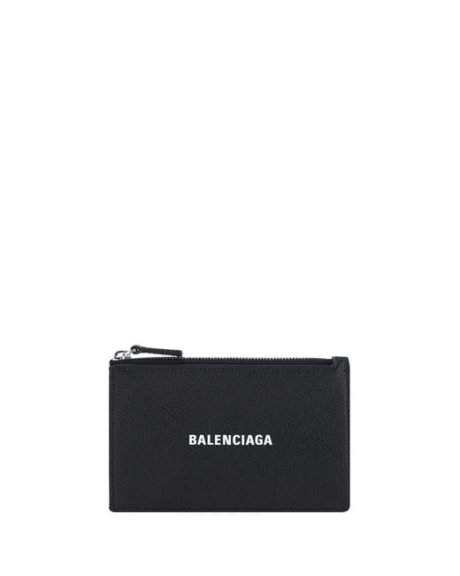 Balenciaga White Leather Cardholder- Calf Umbrellas for men