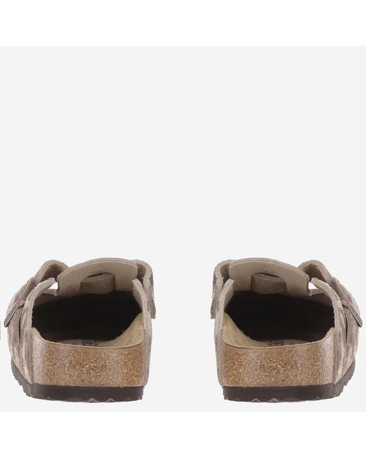 Birkenstock Brown Clogs Boston Suede Leather Sandal
