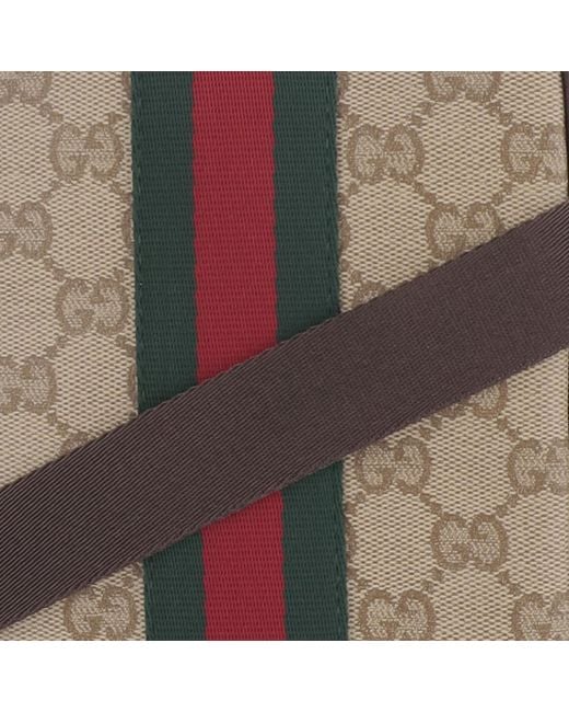 Gucci Multicolor Bag Mini Gg Web Detail Cotton Belt for men