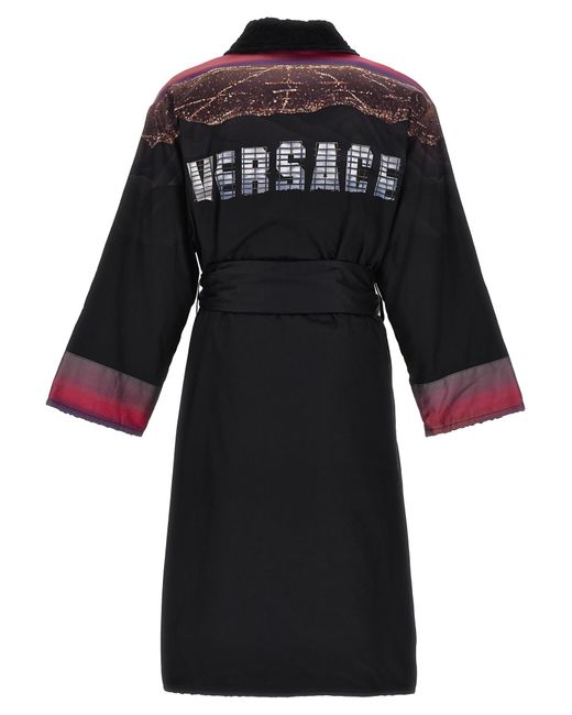 Versace Baroccodile Bathrobe in Black Lyst