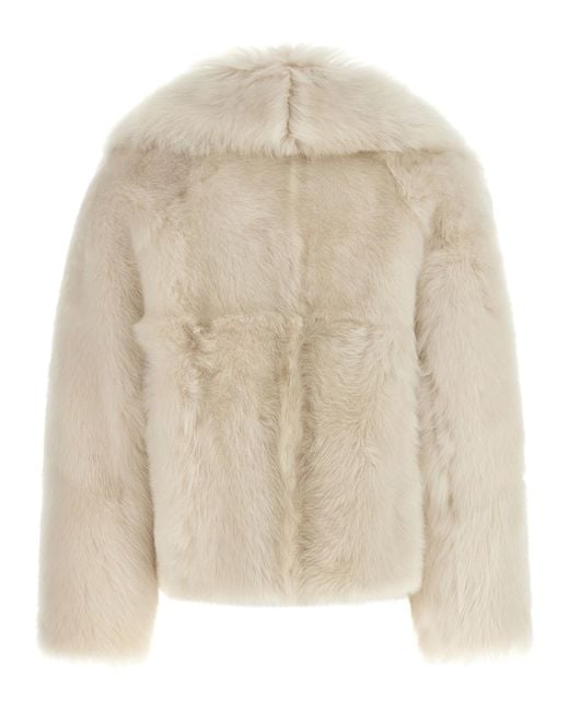 Blancha Natural Lamb Fur Full-Length Jacket Clothing