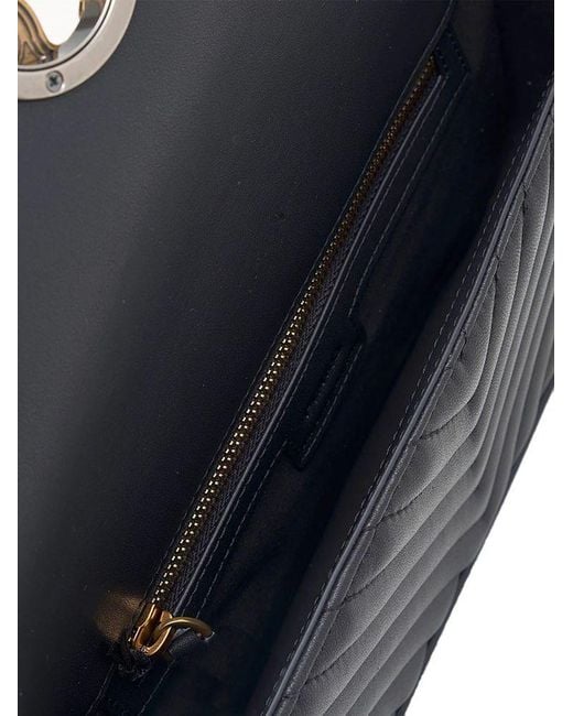 Pinko Blue Crossbody Bag Polyamide Crossbody-Bags