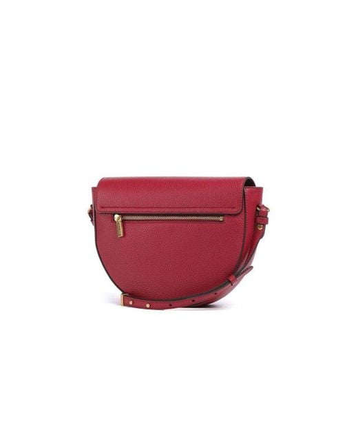 Coccinelle Red Crossbody Bag Cowhide Crossbody-Bags
