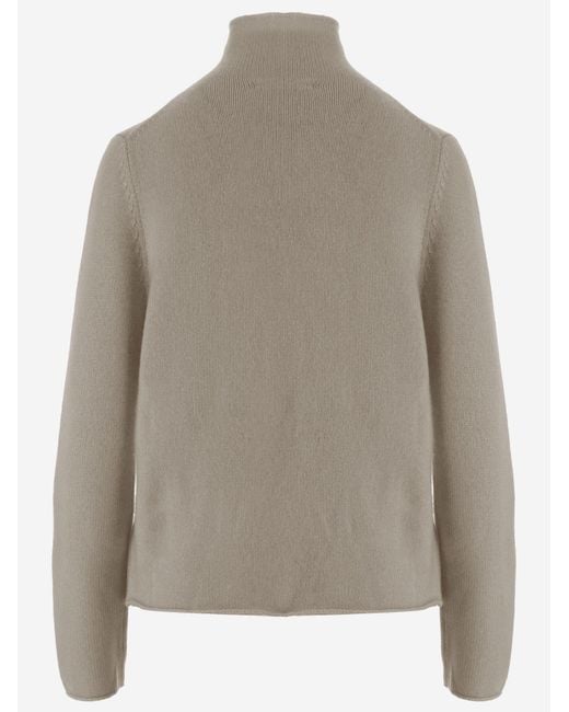 Allude Gray Cashmere Sweater