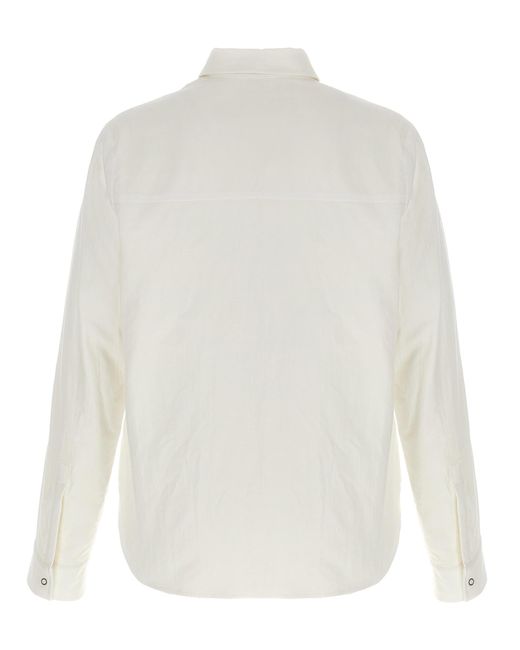Moncler Genius White Polyamide Blouse for men