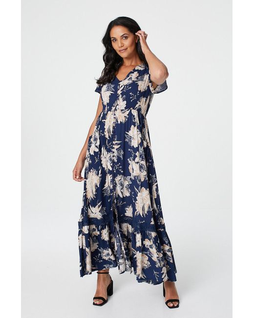 Izabel London Floral Short Sleeve 