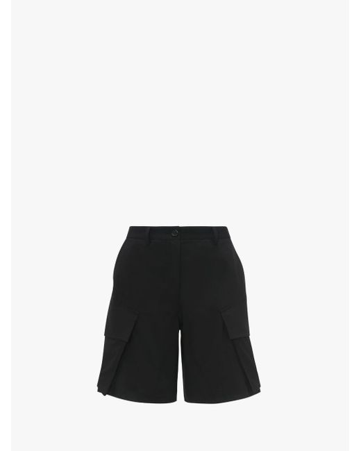 J.W. Anderson White Tailored Cargo Shorts