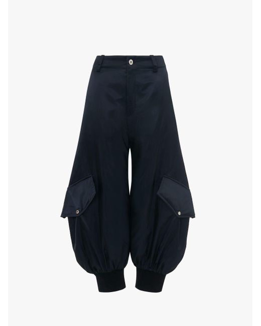 J.W. Anderson Blue Padded Cargo Trousers