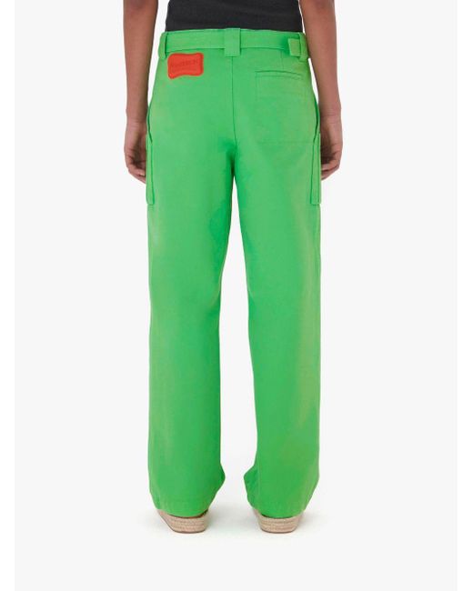 J.W. Anderson Green Cargo Trousers