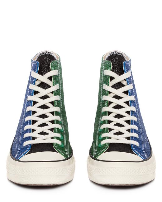 converse green glitter