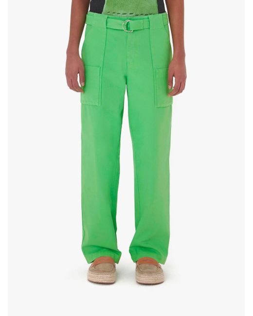 J.W. Anderson Green Cargo Trousers