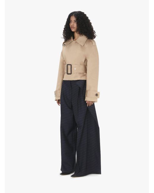 J.W. Anderson Natural Cropped Trench Jacket