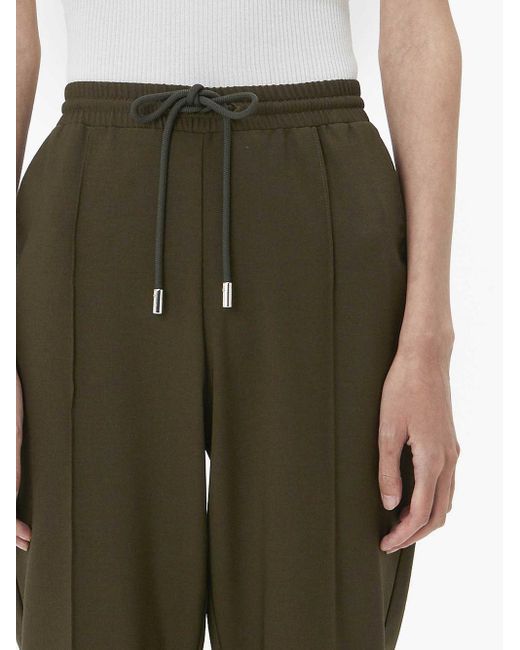 J.W. Anderson Green Drawstring Tailored Trousers
