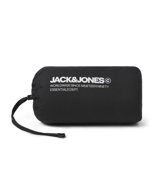 Jack & Jones Gray High Stand-Up Collar Jacket for men