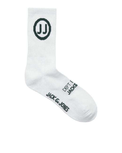 Jack & Jones White 3-Pack Socks for men