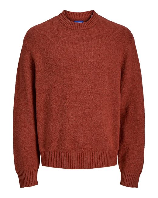 Jack & Jones Red Loose Fit Sweater for men