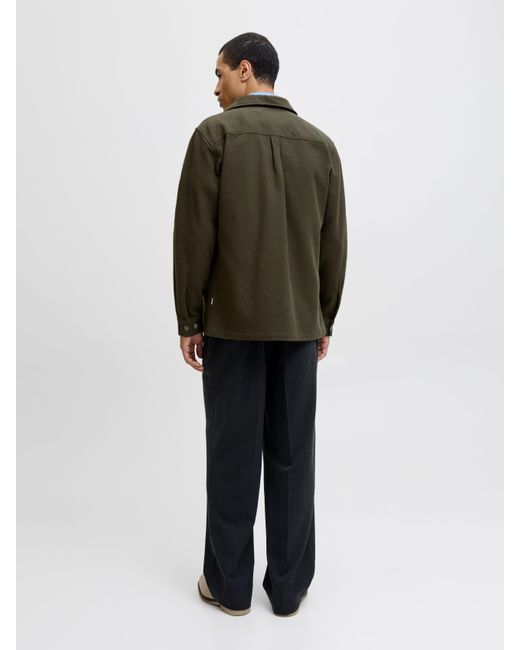 Jack & Jones Green Regular Fit Shirt for men