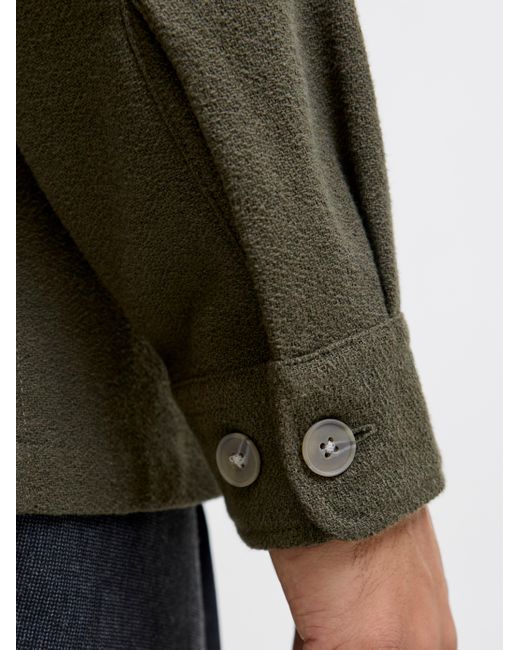 Jack & Jones Green Regular Fit Shirt for men