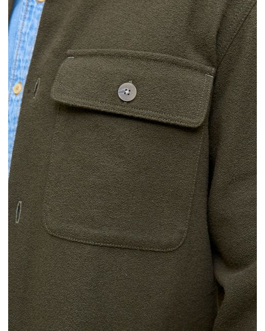 Jack & Jones Green Regular Fit Shirt for men