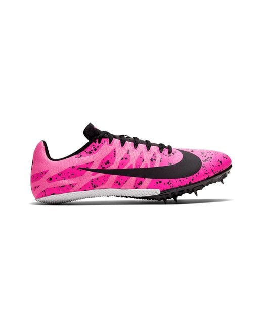 Nike Rubber Zoom Rival S 9 Track Spike in Pink for Men - Lyst