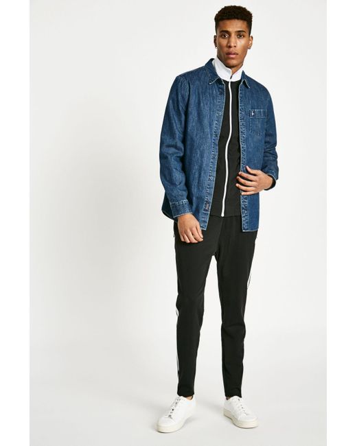 Lyst Jack Wills Harlington Hi Neck Tracksuit in Black for Men