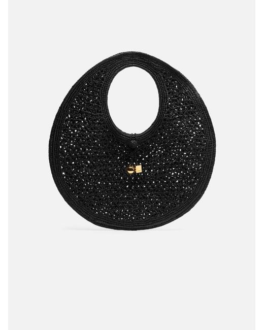 Jacquemus Black The Spiaggia Round Bag