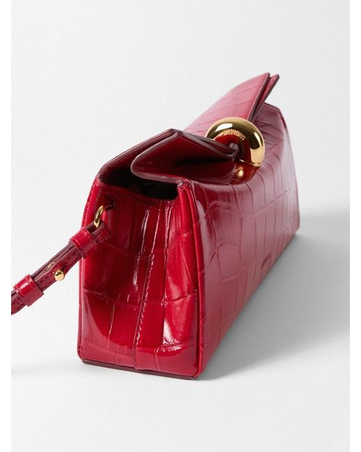 Jacquemus Red The Valérie Clutch