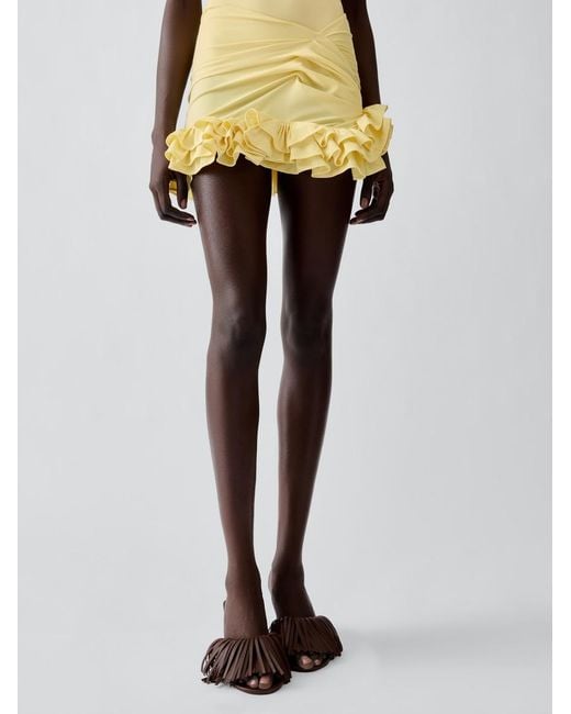 Jacquemus Natural The Playa Mini Skirt