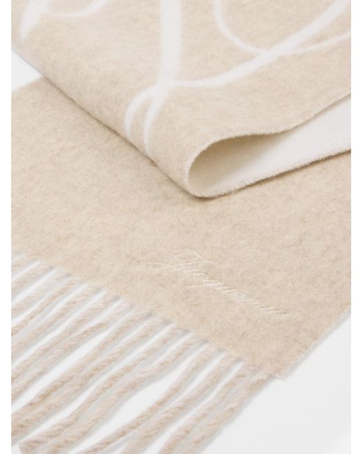 Jacquemus White The Atelier Scarf