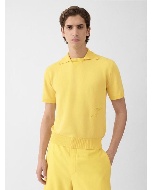 Jacquemus Yellow The J Knit Polo