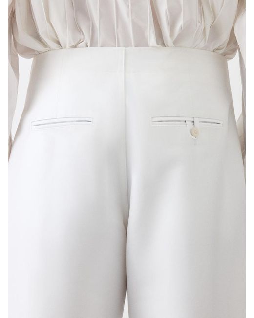 Jacquemus White The Gardian Pants for men