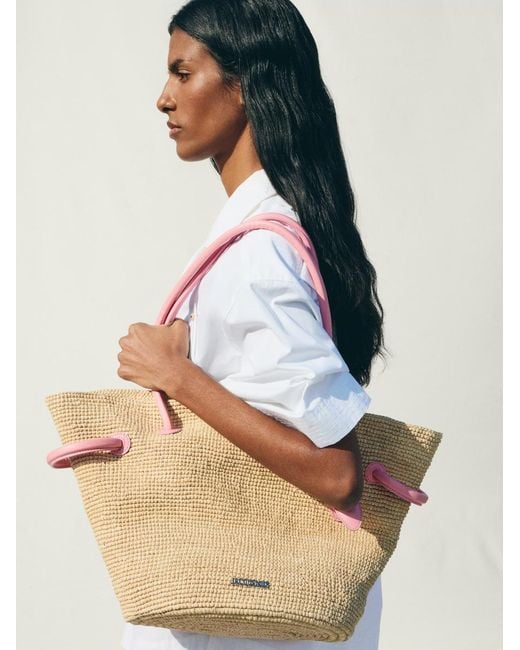 Jacquemus Pink The Turismo Basket