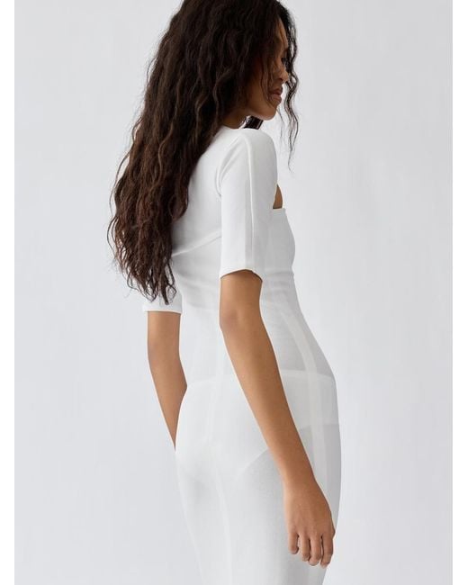 Jacquemus White The Bolero Dress