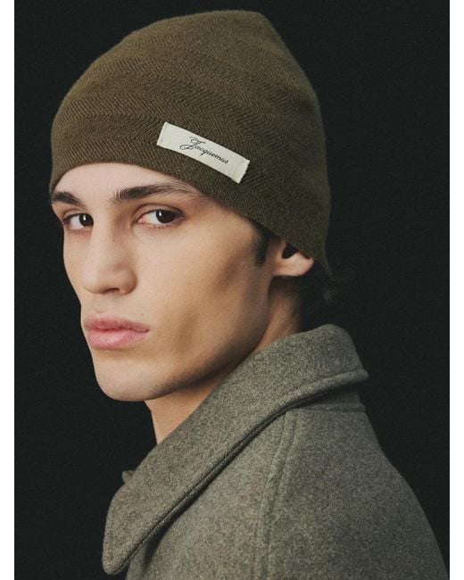 Berretto Chevron di Jacquemus in Brown