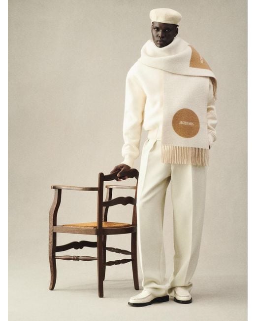 Sciarpa Rond Carré di Jacquemus in White