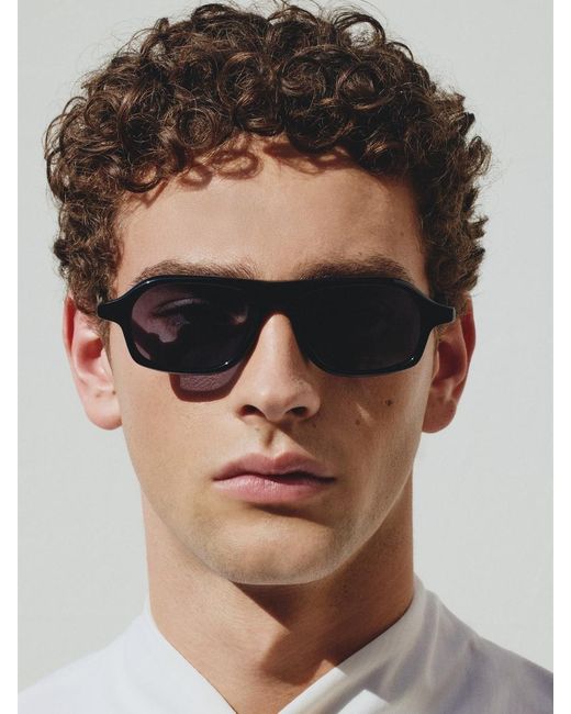 Jacquemus Blue The Becane Sunglasses