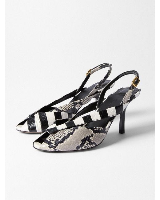 Jacquemus White The Poisson Slingbacks