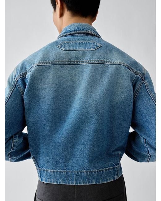 Jacquemus Blue The De-Nîmes Canevas Denim Jacket