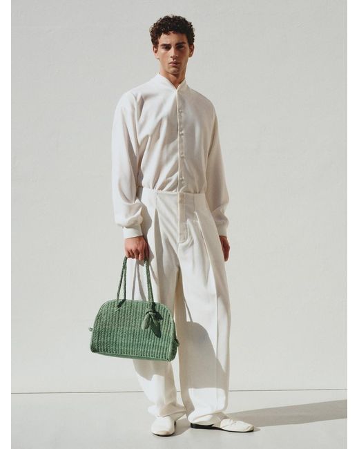 Jacquemus Green Die Turismo Aus Raffiabast