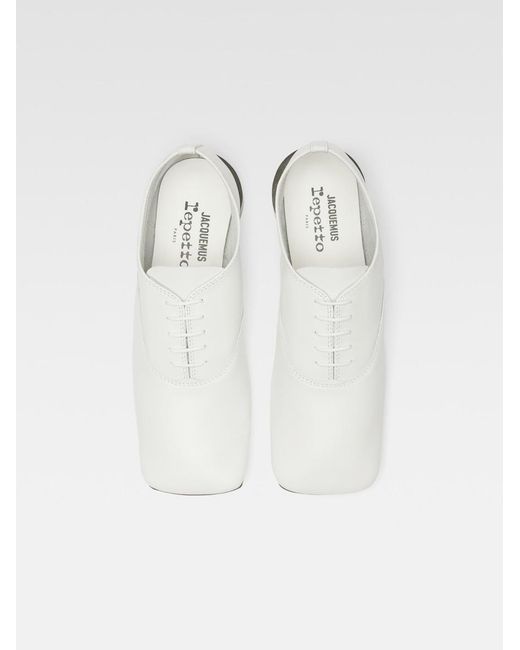 Les Zizi Repetto Jacquemus en coloris White