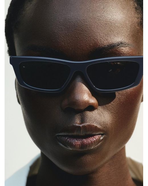 Jacquemus Black The Trapezi Sunglasses