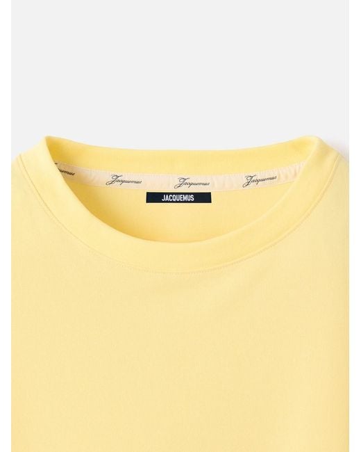 Jacquemus Yellow The Rond Carré Short-Sleeve T-Shirt