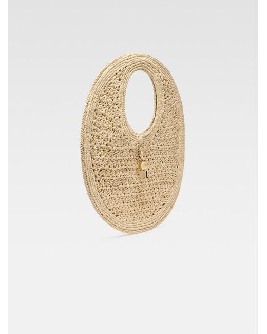 Jacquemus White The Spiaggia Round Bag