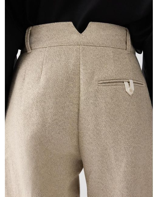 Jacquemus White The Ovalo Pants