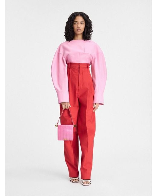 Il Portafoglio Rond Carré di Jacquemus in Pink